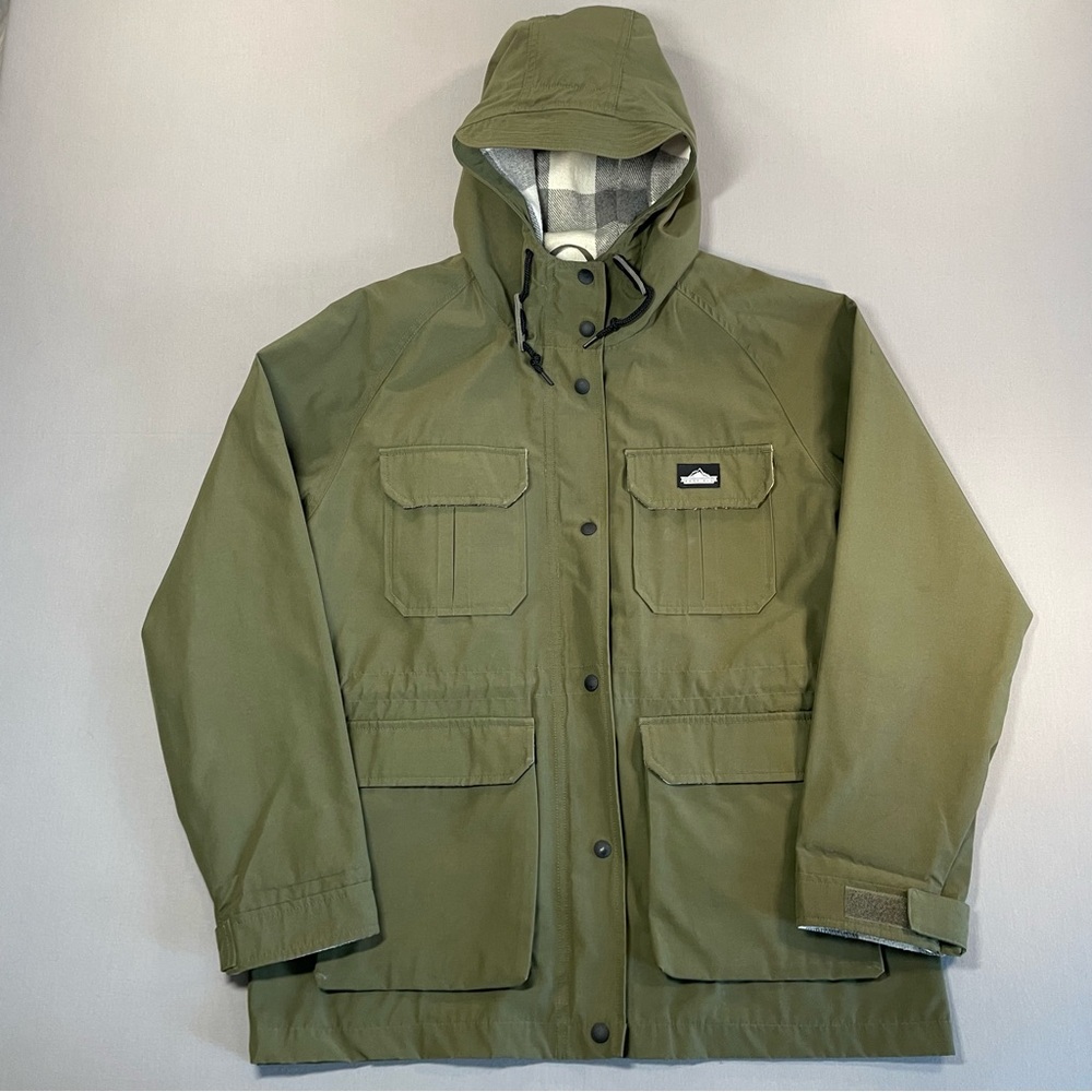 Penfield Kassan 80/20 Field Utility Jacket x Madewell, Hooded, Green - Womens XL